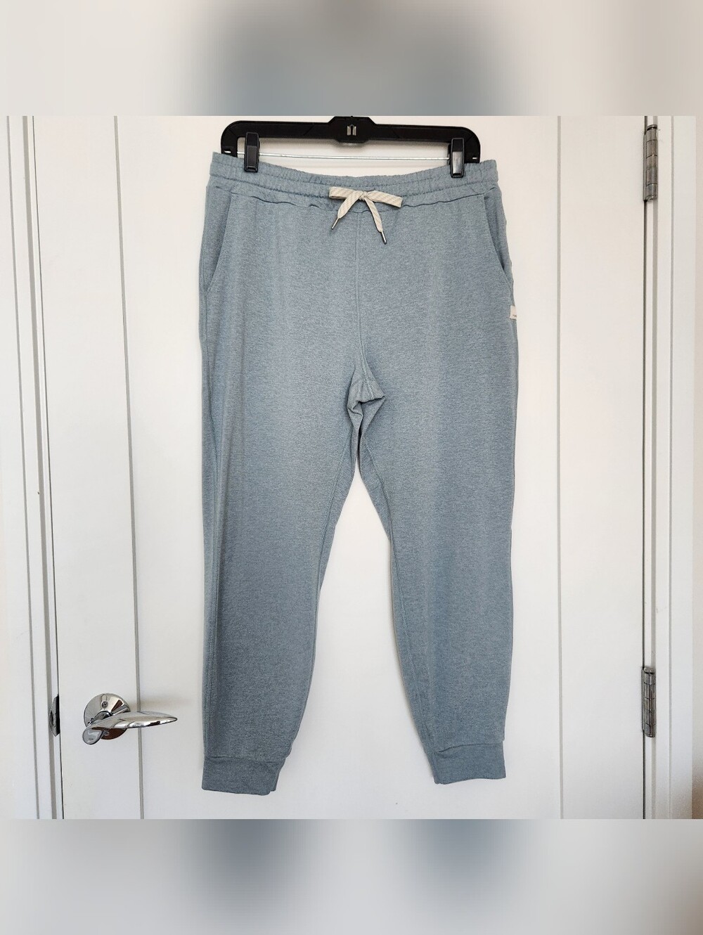 Vuori Women's Performance Joggers - Light Blue (Sea Glass Hthr) - Medium - VW303
